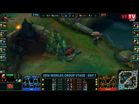 [09.10.2016] TSM vs SPY Vòng Loại CKTG 2016