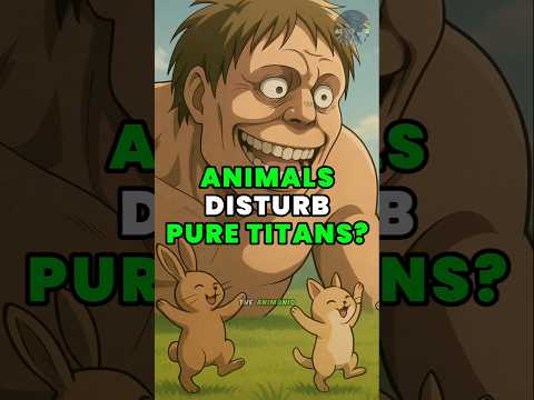 How do titans react if animals disturb them? #attackontitan #aot