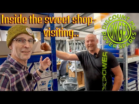 Inside the sweet shop - Visiting Discount MG Rover Spares