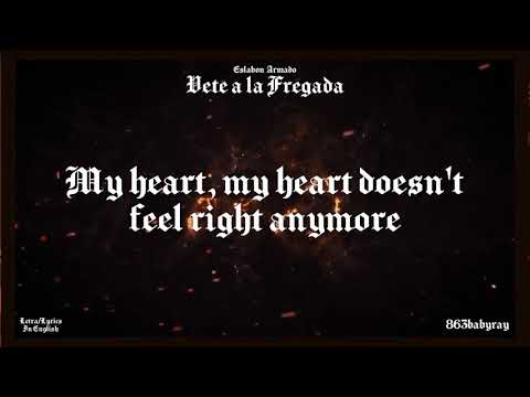 Vete a La Fregada - Eslabon Armado (Lyrics/Letra) (English Translation) @DELRECORDS 💔