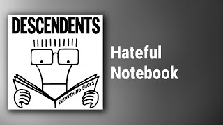 Descendents // Hateful Notebook