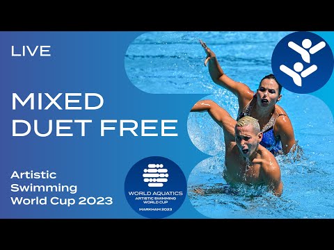 LIVE | Mixed Duet Free | Artistic Swimming World Cup Markham 2023