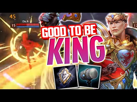 IN THE SOLO LANE WITH THE KING ONCE AGAIN | King Arthur Solo - SMITE Ranked Conquest