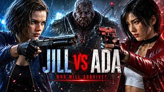Jill Valentine vs Ada Wong - Resident Evil Live Action Short Film - AI Concept