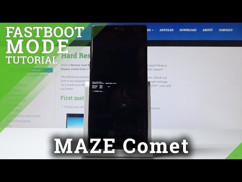 How to Open Fastboot Mode in MAZE Comet - Re-flash Partition