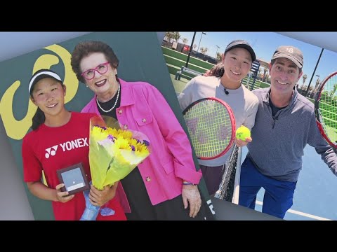 San Diego tennis star recalls tournament victory in front of idol Billie Jean King