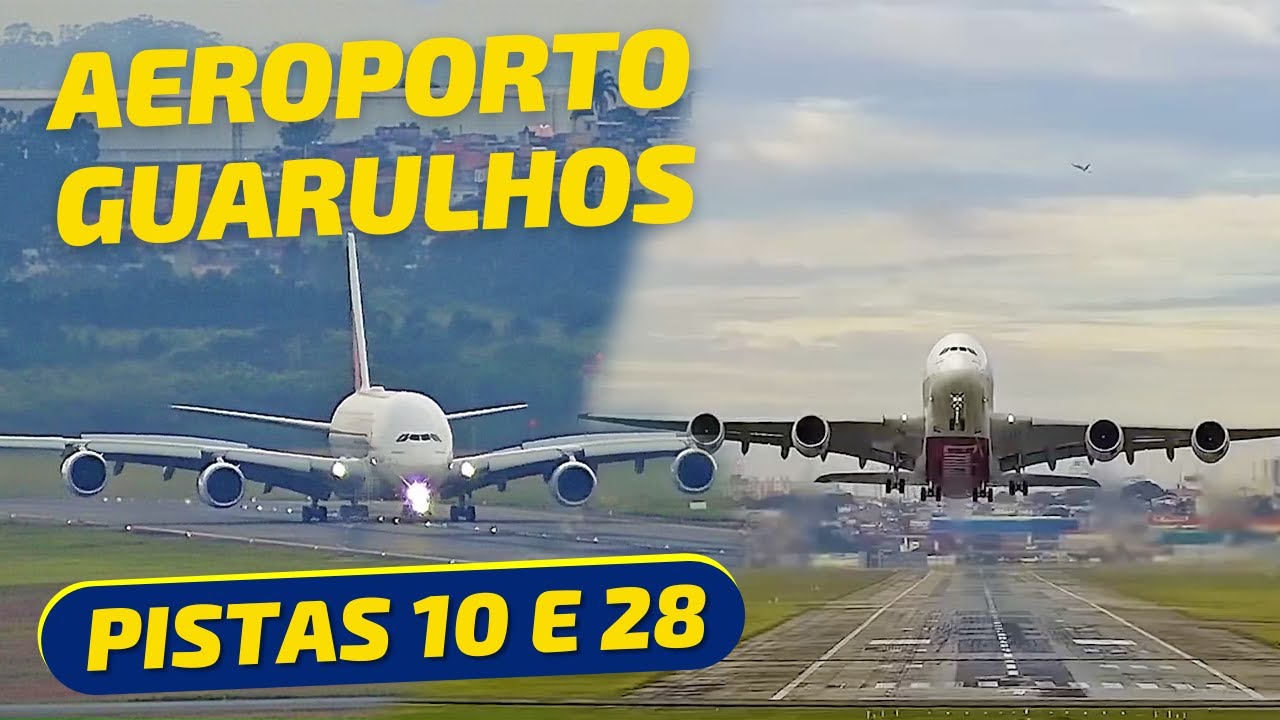 SBGR LIVE 10/28 - Câmera AO VIVO 24H do Aeroporto Internacional de Guarulhos - GRU Airport