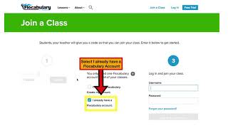 Flocabulary: How to join a class with a Class Code