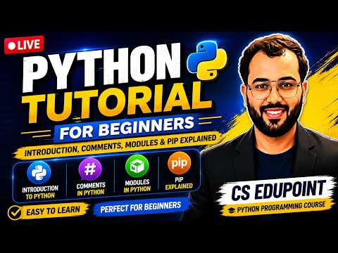 Python Tutorial For Beginners Introduction Comments Modules Pip Explained