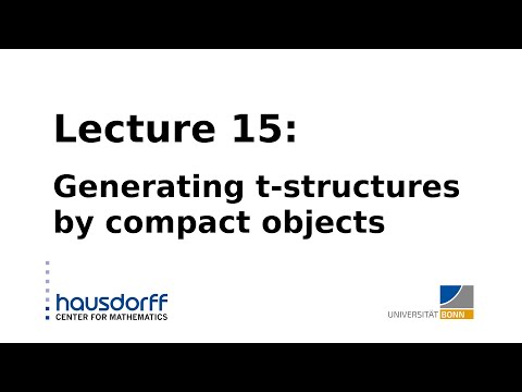 Global homotopy theory / Lecture 15: Generating t-structures by compact objects