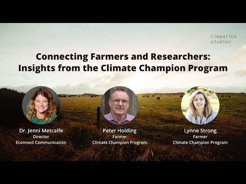 Climate Champion Farmers: Climate Australia - LIVESTREAMING Cimpatico TV