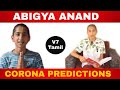 Abhigya Anand Corona Prediction In Tamil