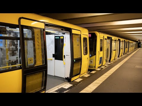 U-Bahn Berlin - HK+IK zusammengekuppelt (Dez. 2018)