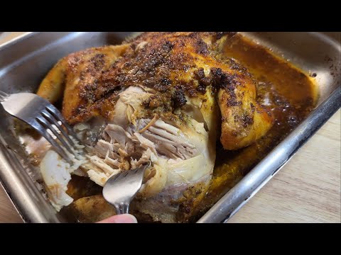 One Way to Make a Puerto Rican-Style Whole Roasted Chicken
