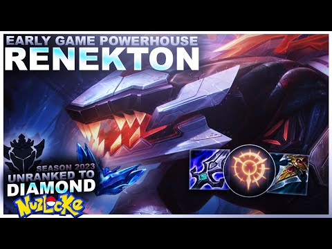 THE EARLY POWERHOUSE! RENEKTON - Unranked to Diamond Nuzlocke | League of Legends
