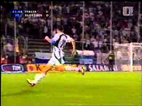 Amazing goal by Cimerotic, Pannuci look like a fool - Slovenia vs. Italy