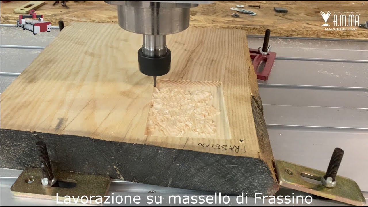 Bassorilievo in Frassino con Light Evo AMMA