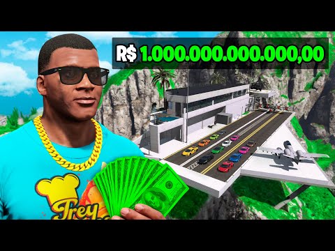 CONSTRUÍ A CASA TRILIONÁRIA DO FRANKLIN NO GTA 5