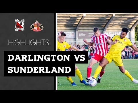 Darlington 1-0 Sunderland - Pre-Season Friendly - 2018/19