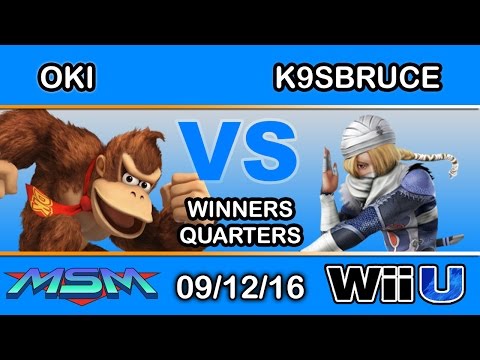 MSM 65 - SCB | Oki (Donkey Kong) Vs. NIPS | K9sbruce (Sheik) Winners Side - Smash Wii U