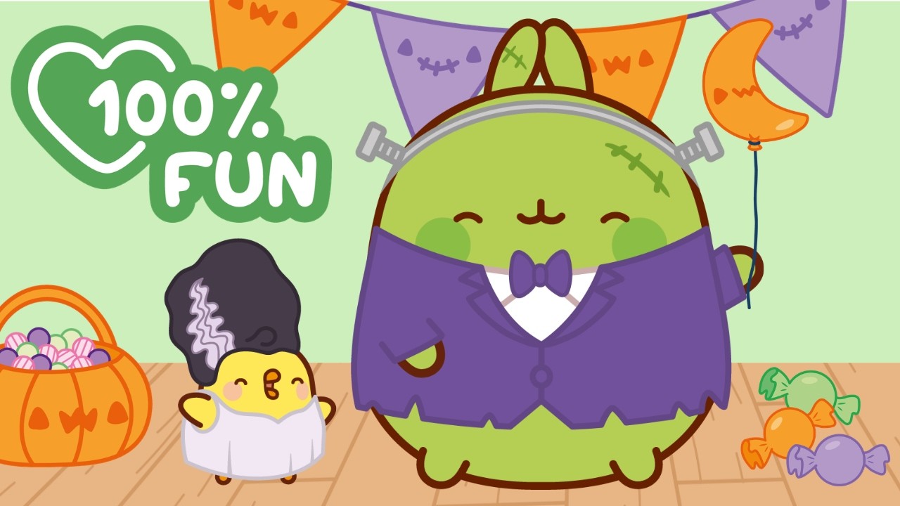 The Best Halloween Costumes Ever! 🎃👻Molang’s Spooky Makeover | Halloween Live for Kids 🔴