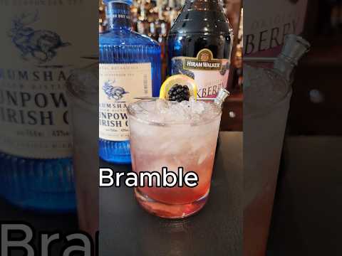 Learn this Modern Classic BRAMBLE recipe and turn into a GIN LOVER!!