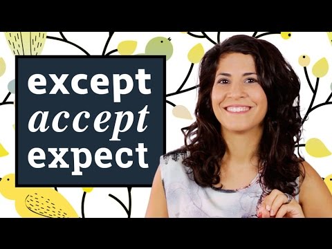 Saying EXCEPT, ACCEPT and EXPECT | American English pronunciation