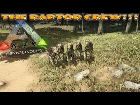 AMAZING RAPTOR ARMY!!! Ark Survival Evolved #66