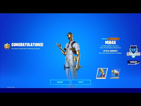 Deliver Legendary Weapons to Ghost Dropboxes | How to unlock *FREE* Ghost Midas Style in Fortnite!