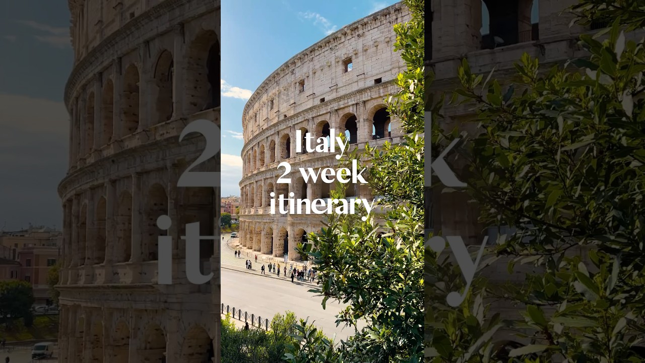 Italy two week itinerary 🇮🇹 places to visit in Italy #italytravel #italytrip Italy itinerary