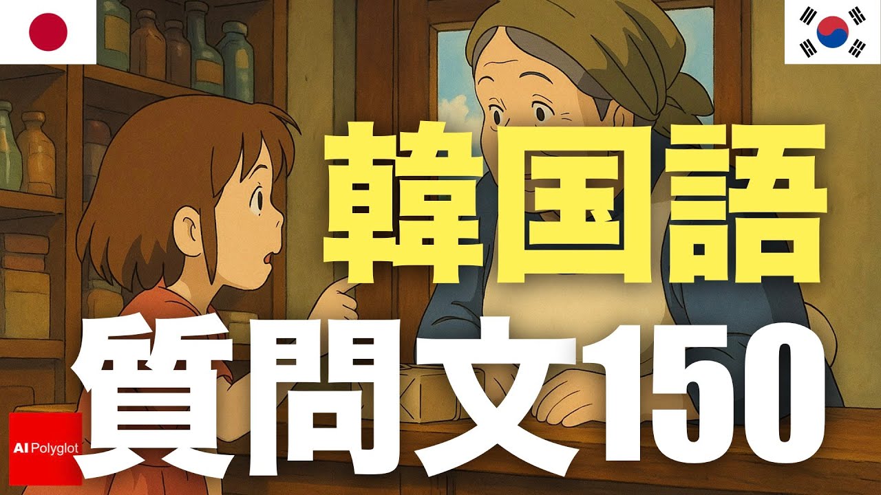 韓国語質問文150 | 聞き流し | 第二外国語 | 音声学習 | リスニング練習 韓国語質問文150 | 聞き流し | 第二外国語 | 音声学習 | リスニング練習