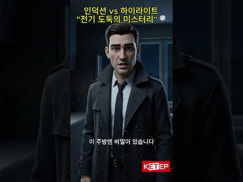 인덕션 vs 하이라이트 — "전기 도둑의 미스터리" 🔍⚡ #인덕션 #하이라이트 #전기세 #전기요금 #전기요금절약 #전기요금폭탄 #에너지절약 #에기평 #한국에너지기술평가원