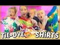 TiE-DYE SHiRTS MAKEN GAAT MiS! ? | Bellinga Vlog #1528
