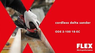 FLEX ODE 2-100 18-EC/2.5 Set, Aku delta bruska s regulací otáček bezuhlíková 18 V