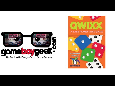 Qwixx Review with the Game Boy Geek