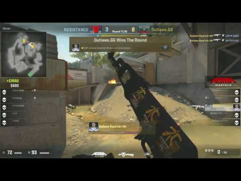 Outlaws.GG Rock1nG 1vs2 clutch on Overpass #CSGO #Stream #HLTV #eSports