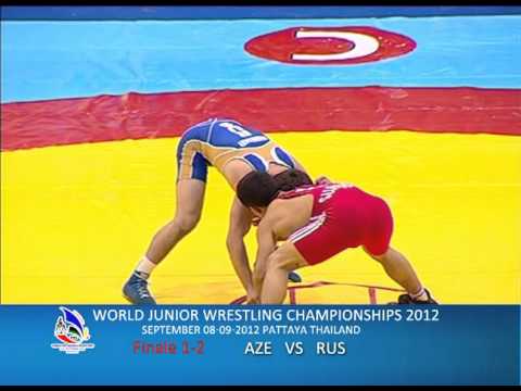 WORLD JUNIOR WRESTLING CHAMPIONSHIPS 2012_AZE VS RUS