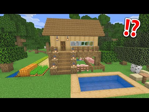 How To Build a Modern Wooden House in Minecraft