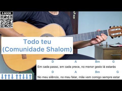 TODO TEU - Shalom - (música Mariana) | como tocar no violão [letra e cifra]