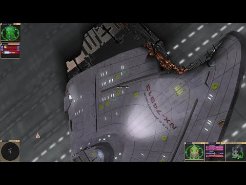 Multi Vector Assault Mode Inside a Starbase USS Prometheus Star Trek Bridge Commander