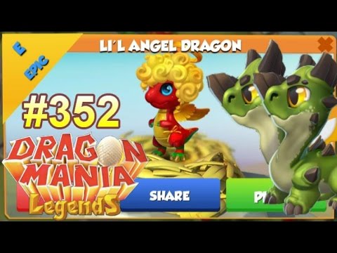 LI'L ANGEL DRAGON HATCHING + Ruptia Clan Dragon Hatching! - Dragon Mania Legends #352