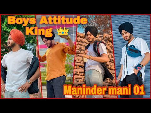 Maninder Mani 01|| Boys attitude shayari 👑👑 || Viral Reels || Today's Viral Video || Trending Reels