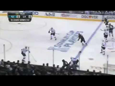 Justin Williams Goal : LA Kings v San Jose Sharks : Game 6 : April 28 2014
