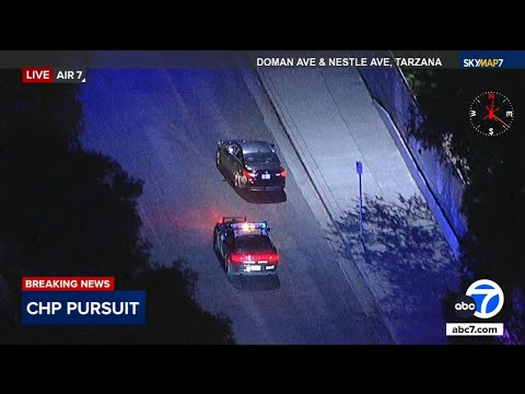 CHP uses PIT maneuvers to end chaotic chase in LA neighborhood