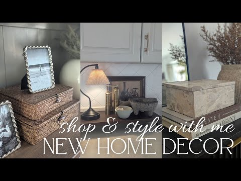 Shop and Style with Me / Home Decor Haul / At Home and Target