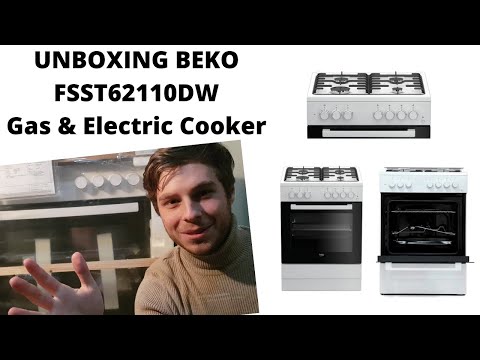 Unboxing & First Impressions Beko FSST62110DW / FSE52120DWO / FSGT62110GWO Gas Cooker/ Electric Oven