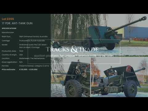 1943 17-Pdr Anti Tank Gun