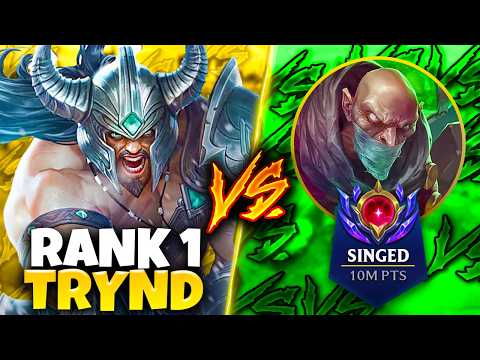 Rank 1 Tryndamere vs. 10,000,000 Mastery Singed - (Challenger One-Trick battle)