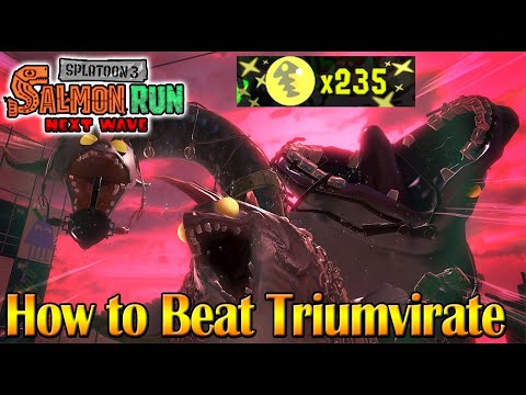 How to Defeat Triumvirate 30s Remaining! Big Big Run High Scores! - Splatoon 3 Salmon Run Next Wave
