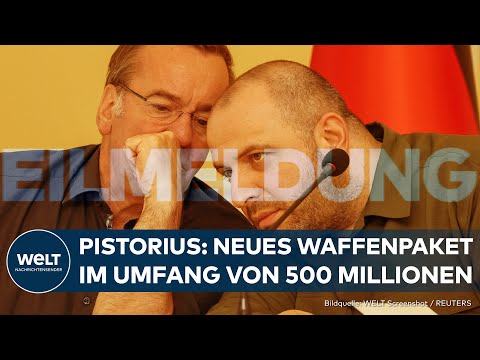 PUTINS KRIEG: Boris Pistorius sagt Ukraine neues deutsches 500-Millionen-Waffenpaket zu | EILMELDUNG